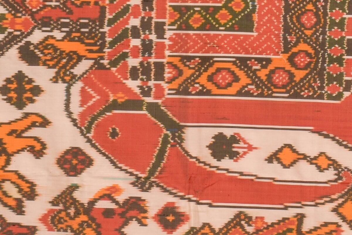 Pochampally Ikat Silk Saree PSIF060064 - Parisera