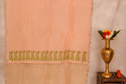 Linen Chanderi Sarees PSCO110099 - Parisera