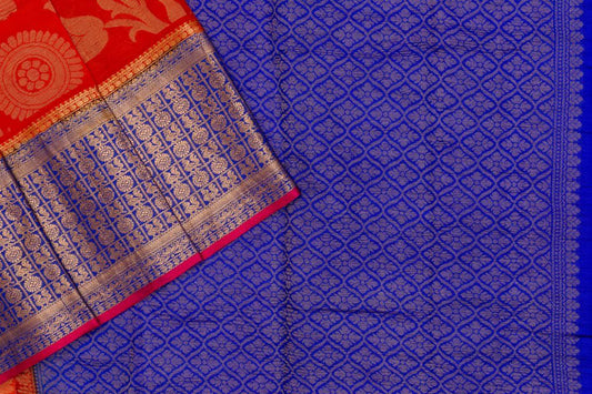 Raw silk saree PSAC090390 - Parisera