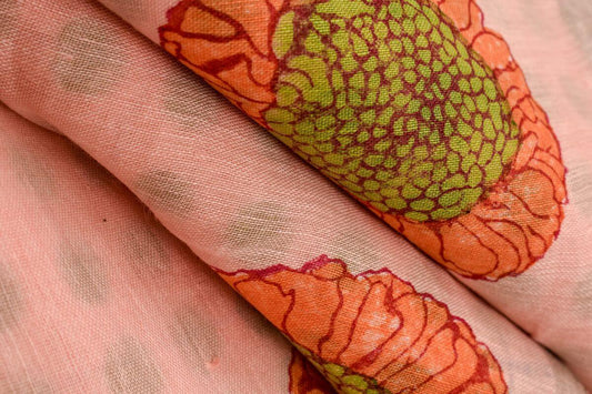 Coorv designs linen saree PSCO110109 - Parisera