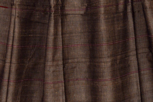 Grey Cotton Tussar saree PSPJ150025 - Parisera