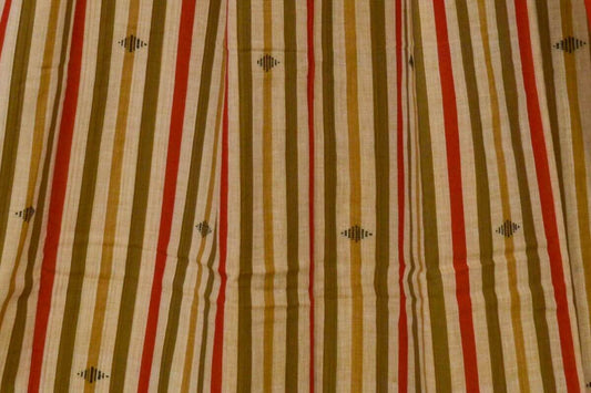 Striped Cotton saree PSPJ150030 - Parisera