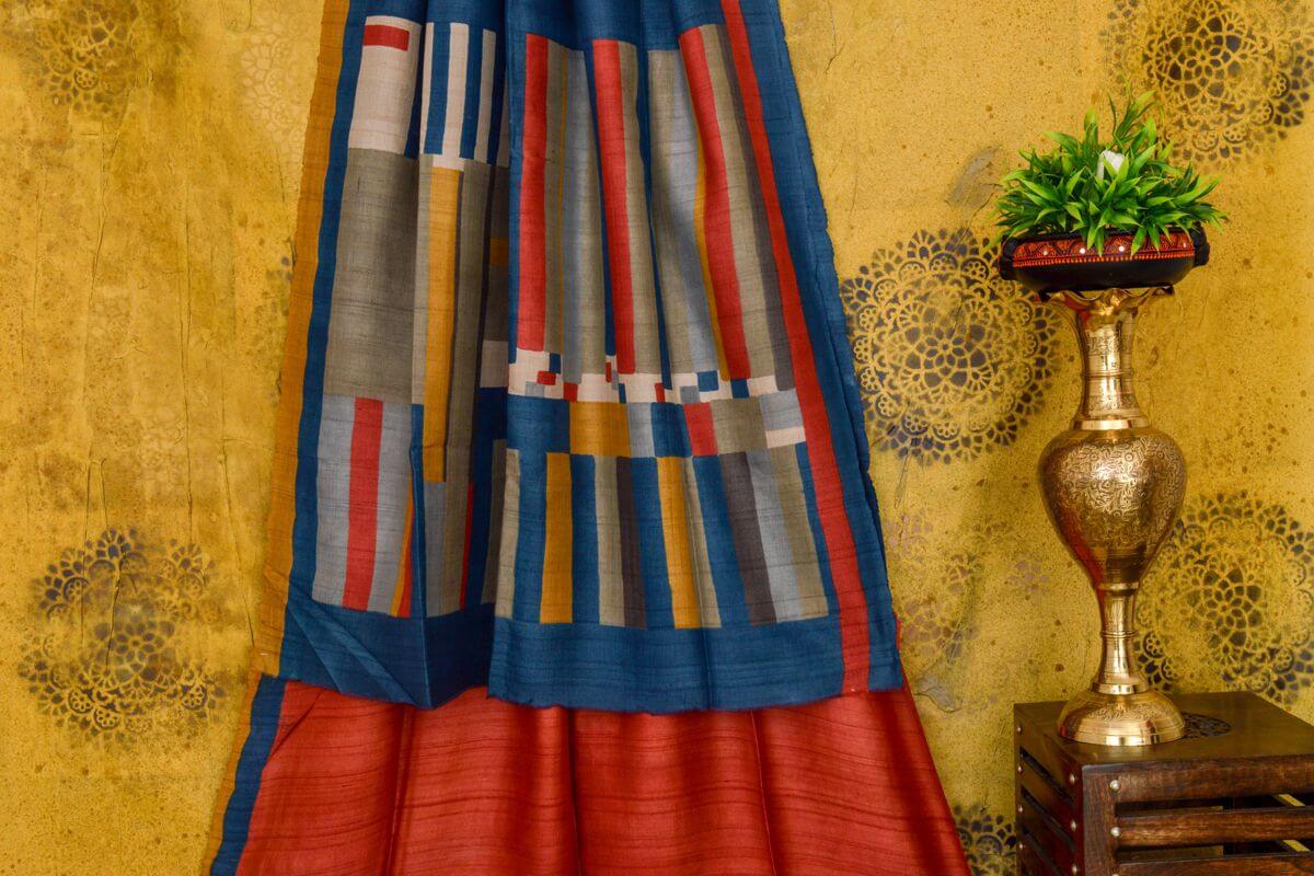Tussar silk saree by Weavers studio PSWS140018 - Parisera