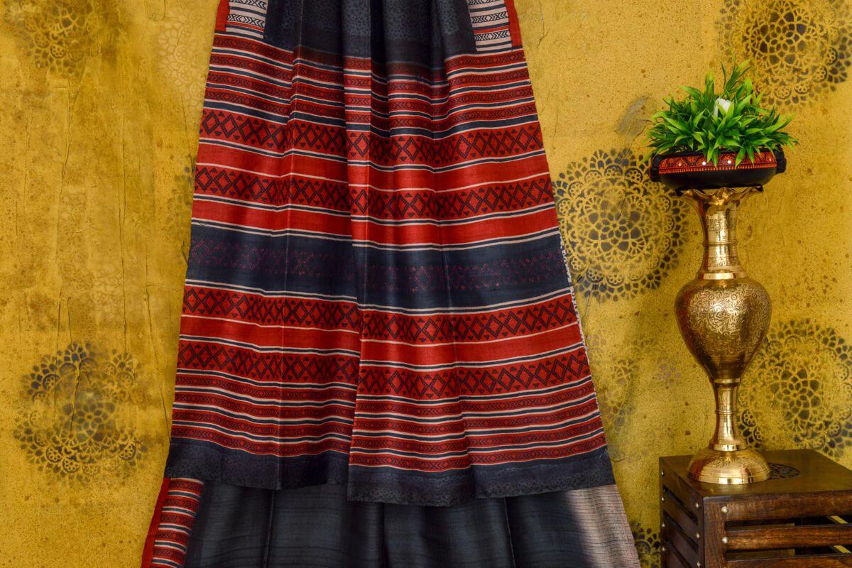 Tussar silk saree by PSWS140019 - Parisera