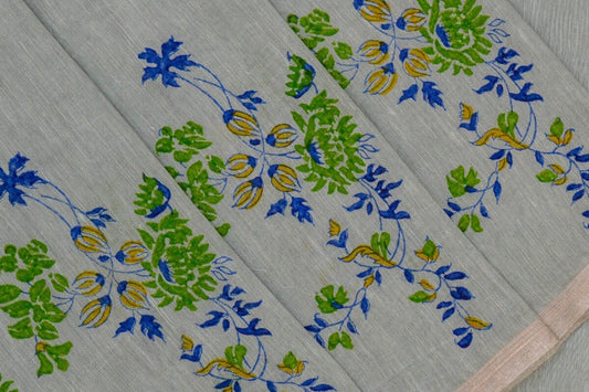 Coorv designs linen saree PSCO110019 - Parisera