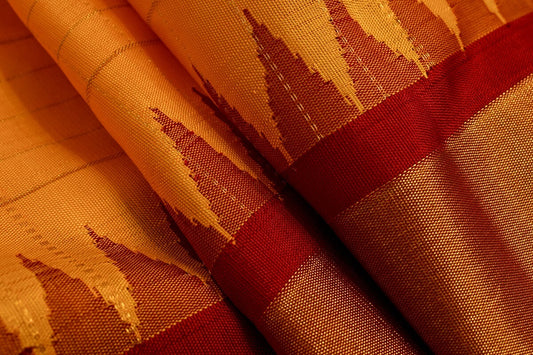 Exploring the Tradition of Temple Border Kanjivaram Silks