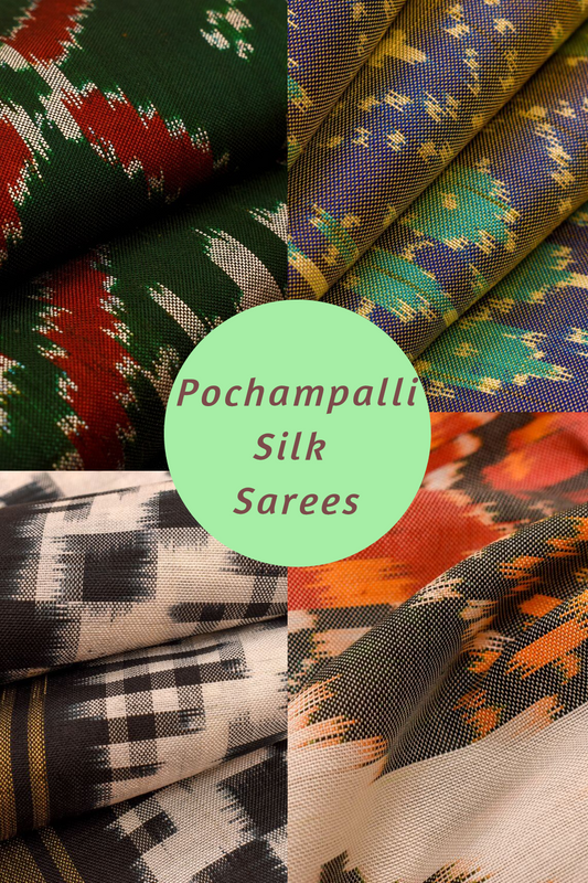 The best ways to style your Pochampalli Silk Sarees - Parisera