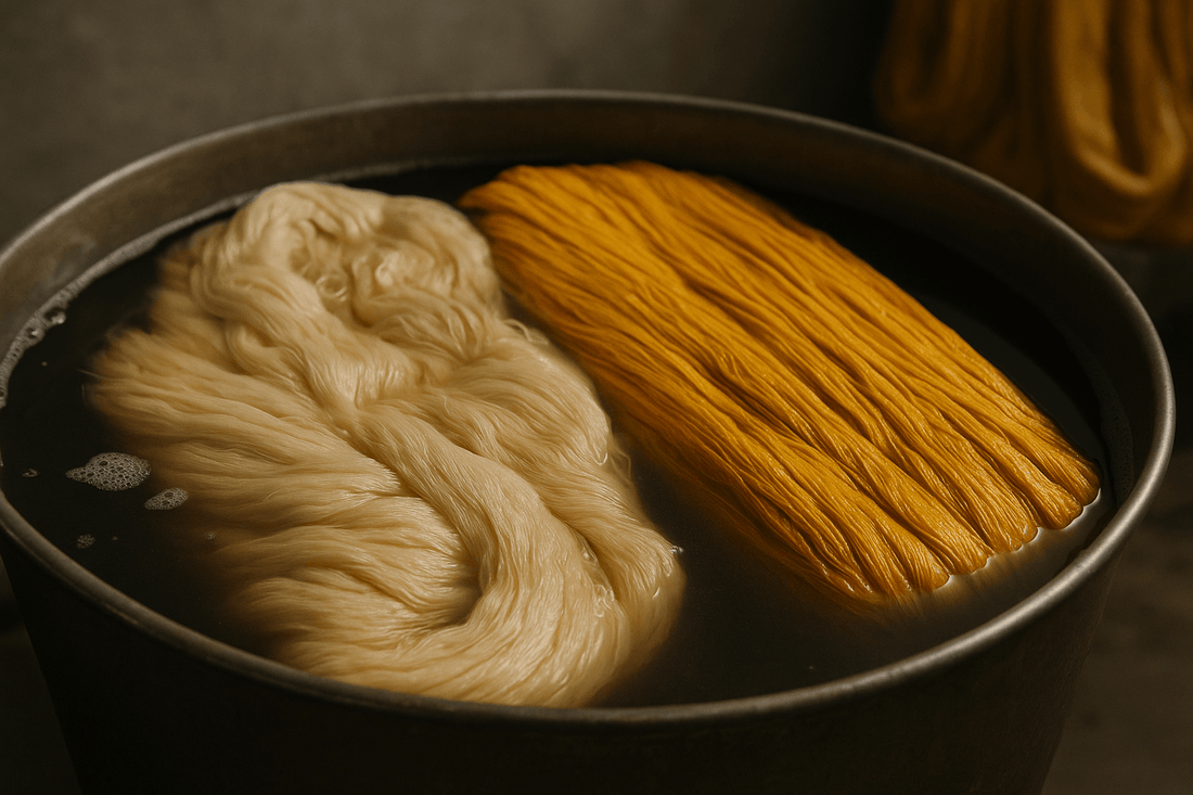 Silk degumming techniques used in coimbatore
