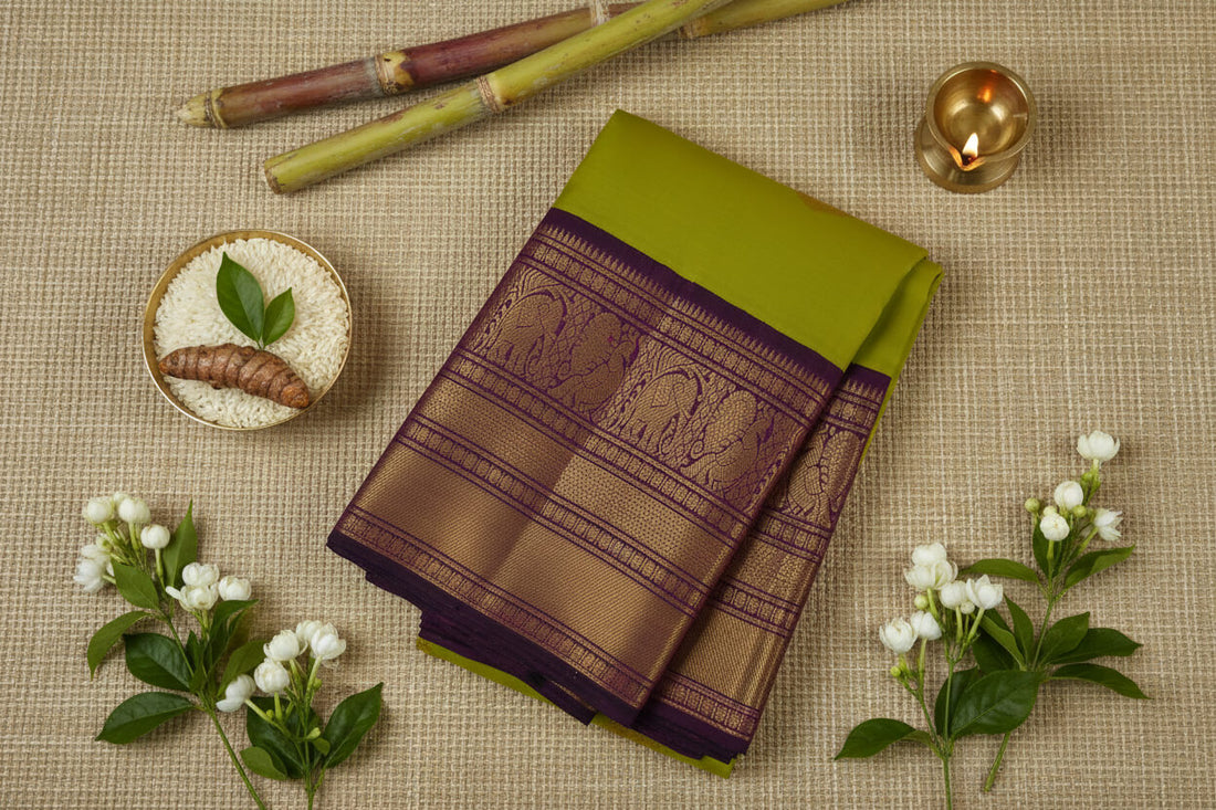 Subtle zari and soft silks: the new pongal saree aesthetic