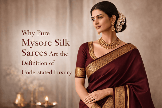 Why Pure Mysore Silk Sarees Are the Definition of Understated Luxury