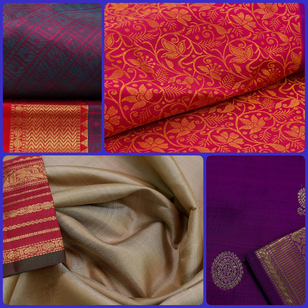 Ten trendy color combinations for silk sarees !