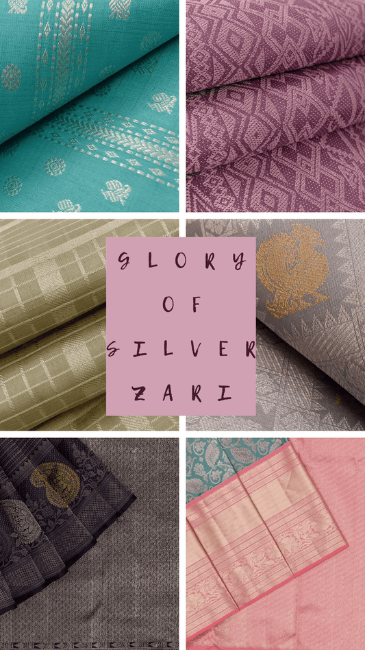 The Glory of Silver Zari !! - Parisera