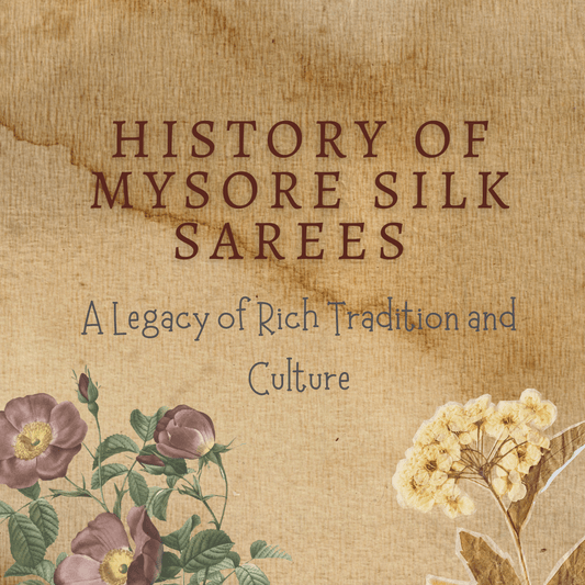 The history of Mysore silk sarees - Parisera