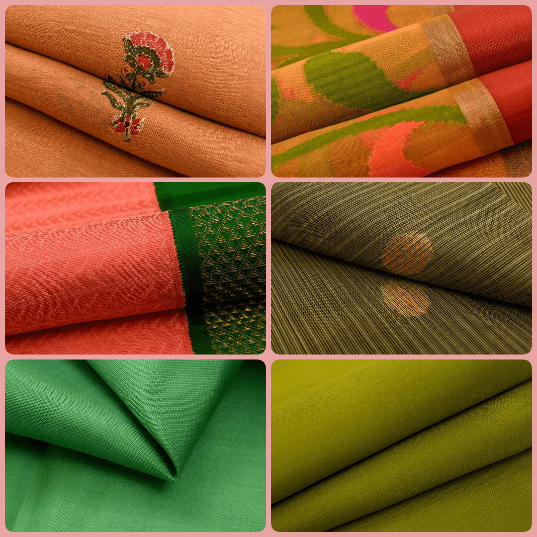 Understanding the different textures of silk sarees