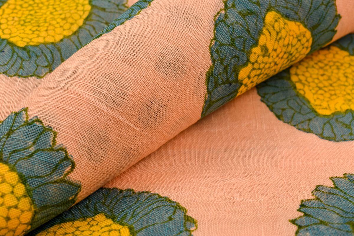 Linen sarees by Coorv designs - Parisera