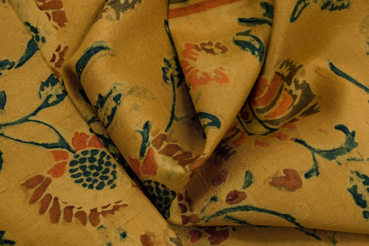 Rutambhara Ajrakh silk saree PSRB330104 - Parisera