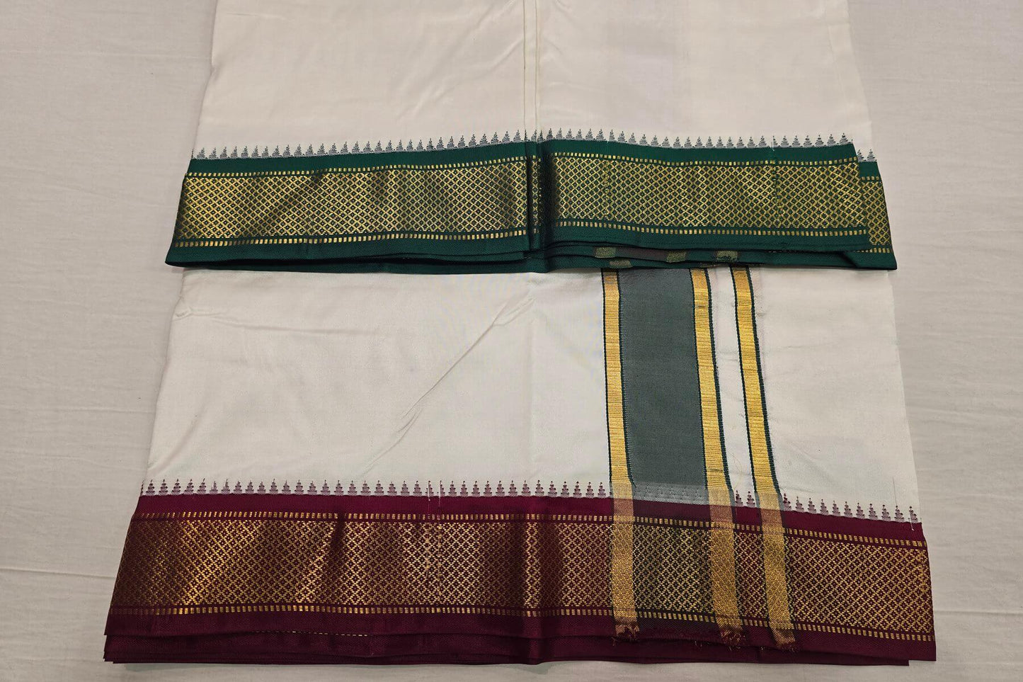 Shreenivas silks Silk Dhoti PSSR01DH014 - Parisera