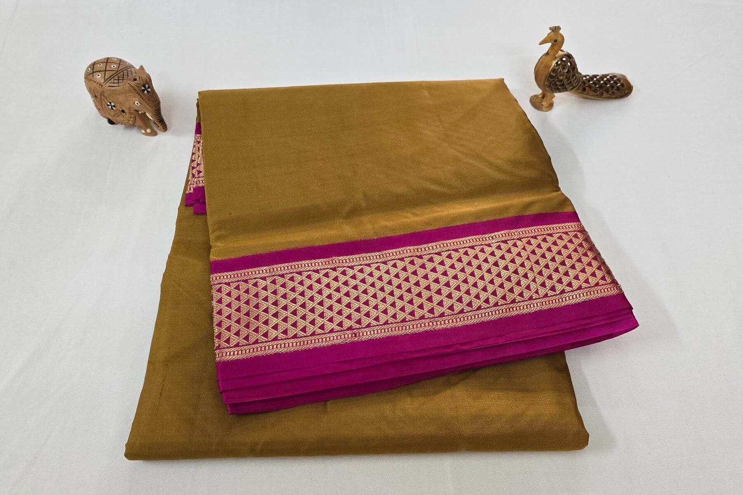 Nine And A Half Yards Silk Saree by A Silk Weave PSAC0901508
