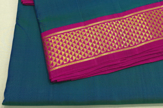 Plain ten yards madisar silk saree