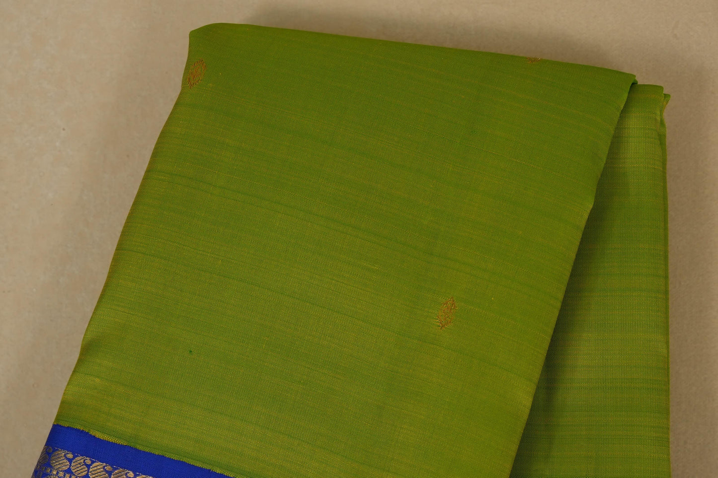 Parrot green Kanjivaram Silk Saree by Shreenivas Silks PSSR017763