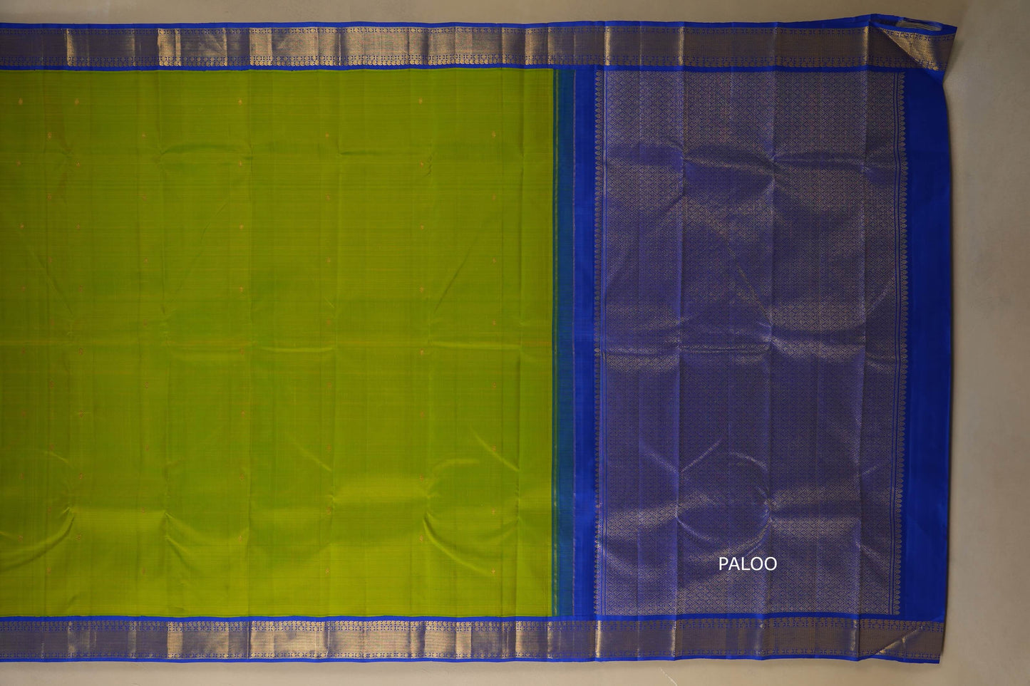 Parrot green Kanjivaram Silk Saree by Shreenivas Silks PSSR017763