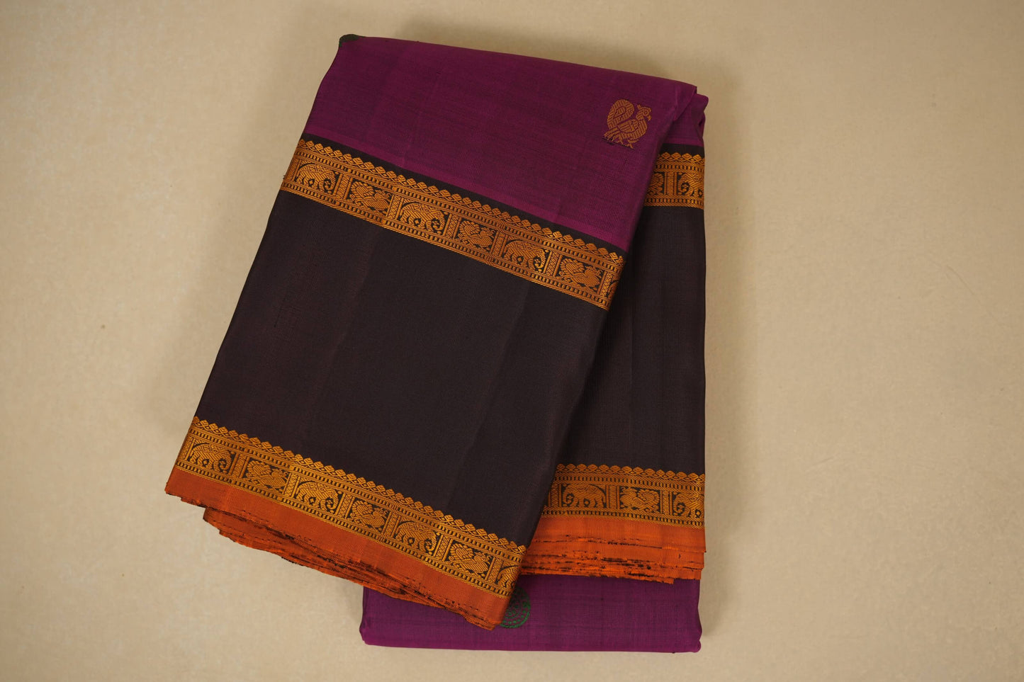 Magenta Kanjivaram Silk Saree by Shreenivas Silks PSSR017766