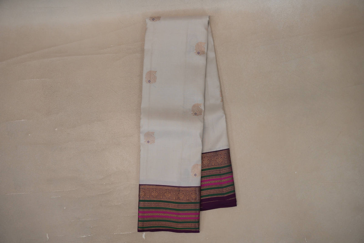 Light Beige Soft Silk Saree online
