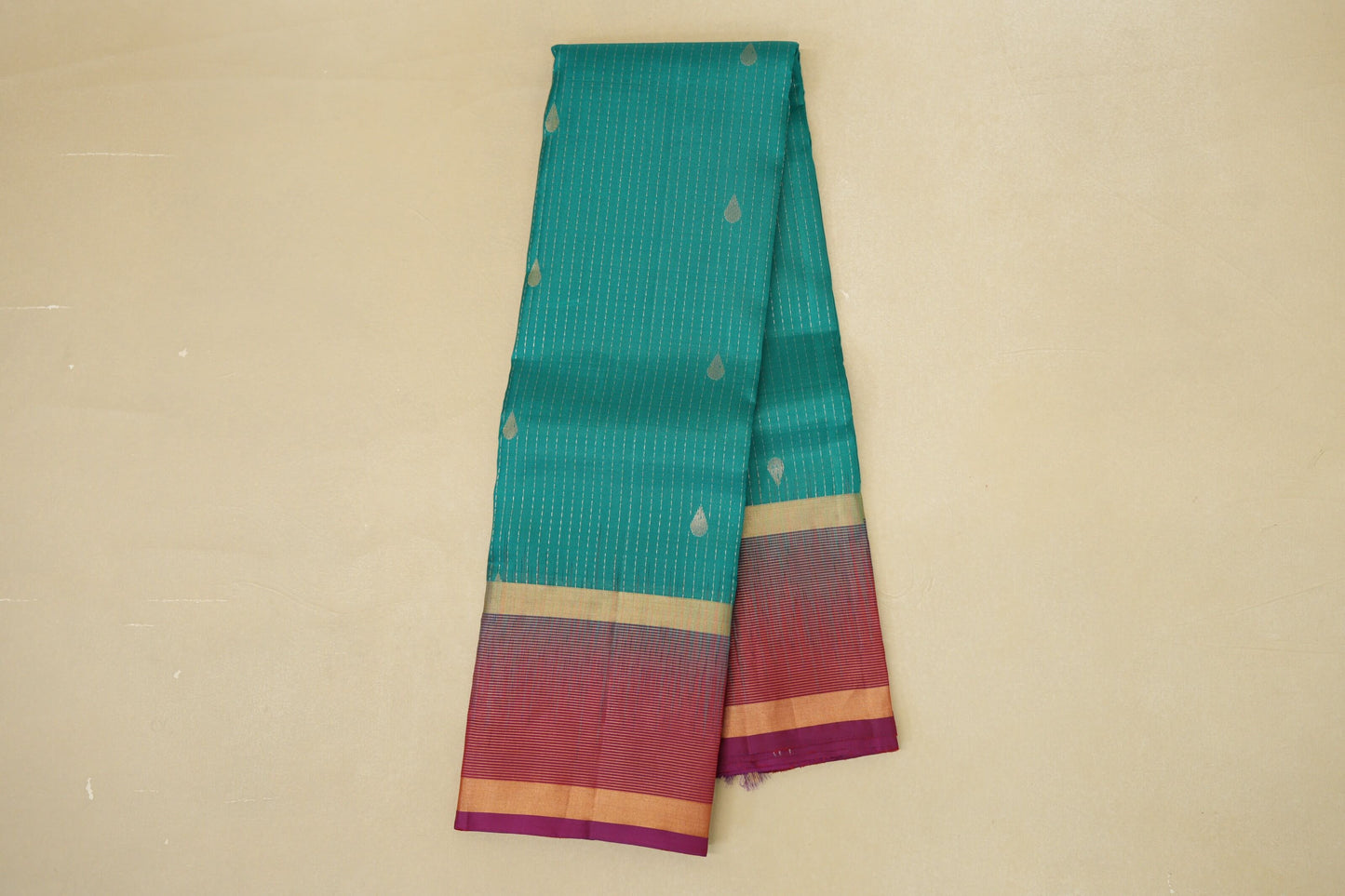 Aqua Green  Light Weight Kanjivaram Silk Saree online