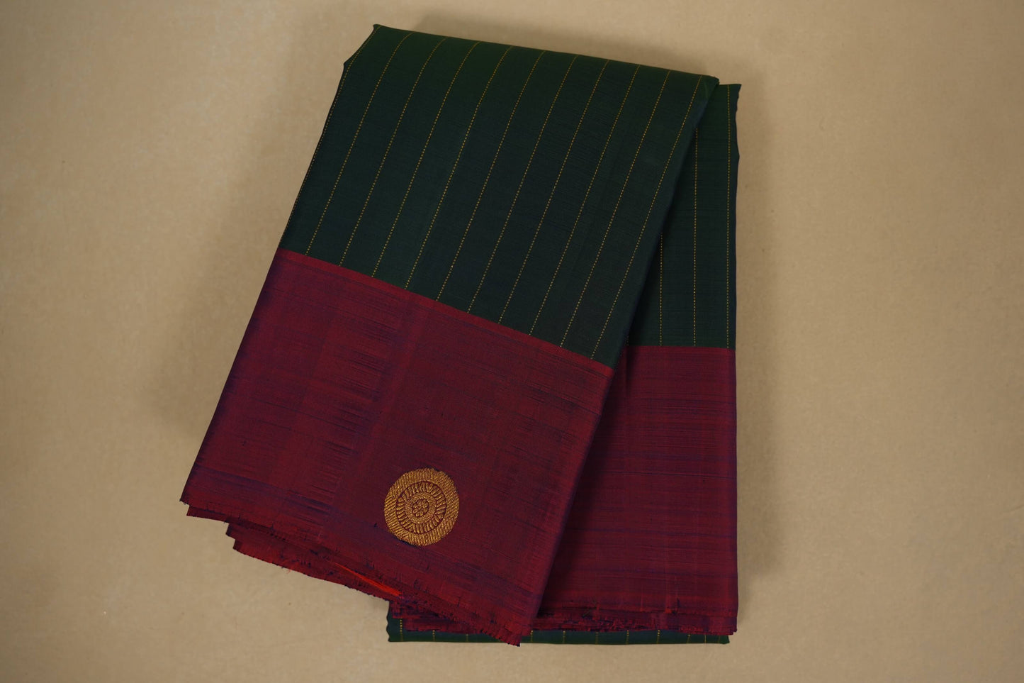 Green Kanjivaram Silk Saree by Shreenivas Silks PSSR017769