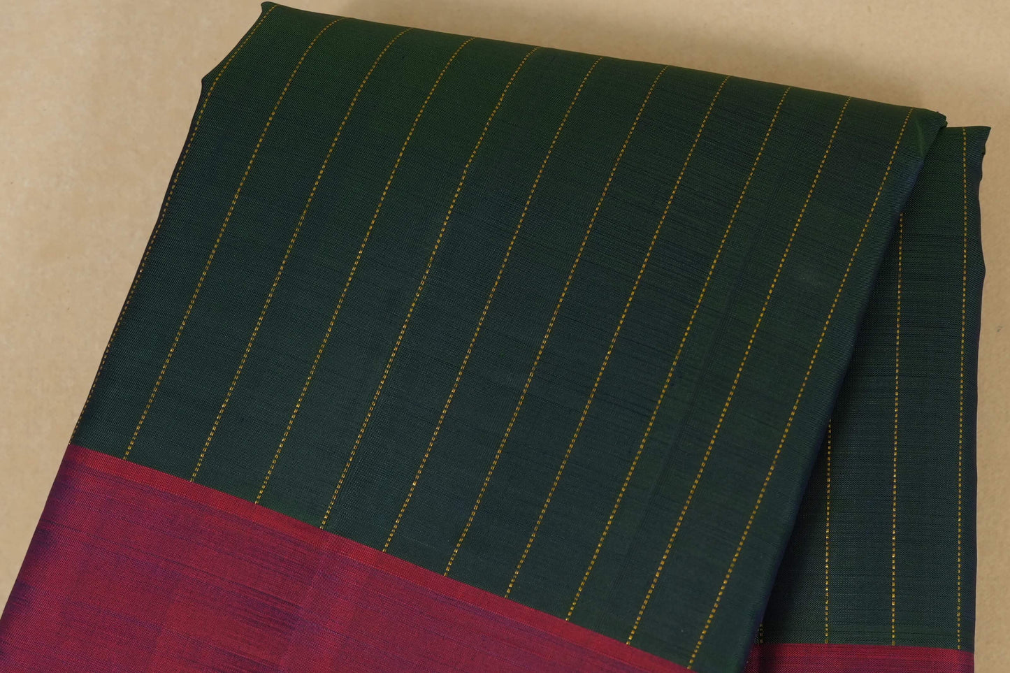 Green Kanjivaram Silk Saree by Shreenivas Silks PSSR017769