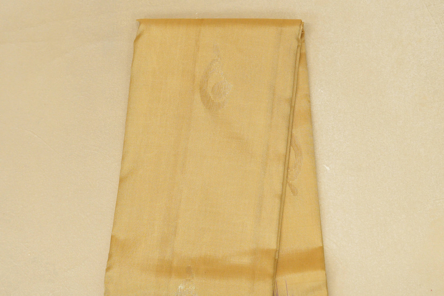 Sandal Beige Light Weight Kanjivaram Silk Saree body zoom