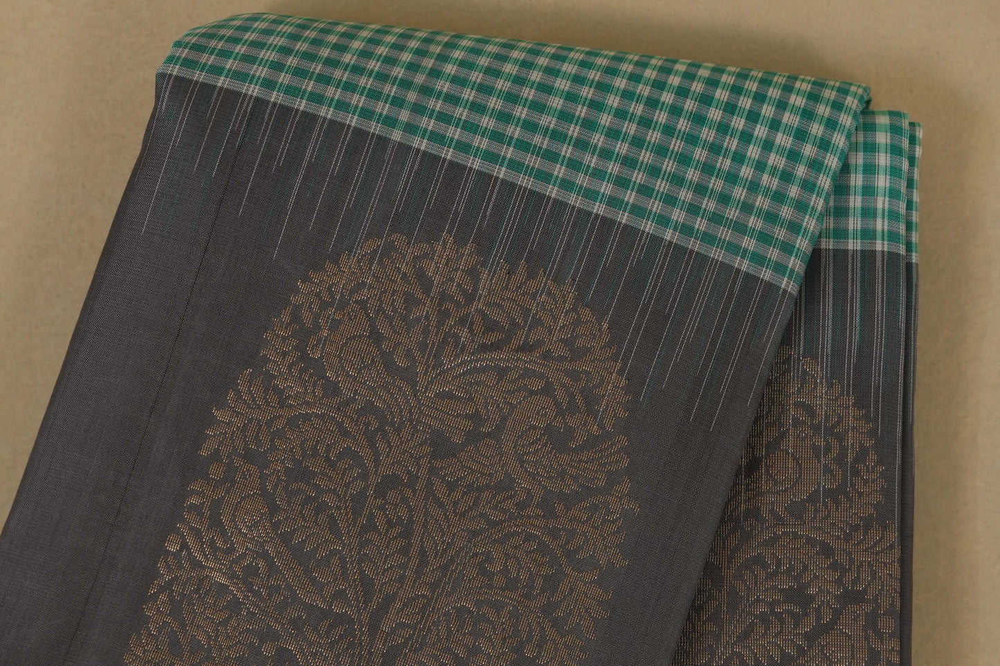 Multi color checks Light weight Kanjivaram Silk Saree by Shreenivas Silks PSSR017778