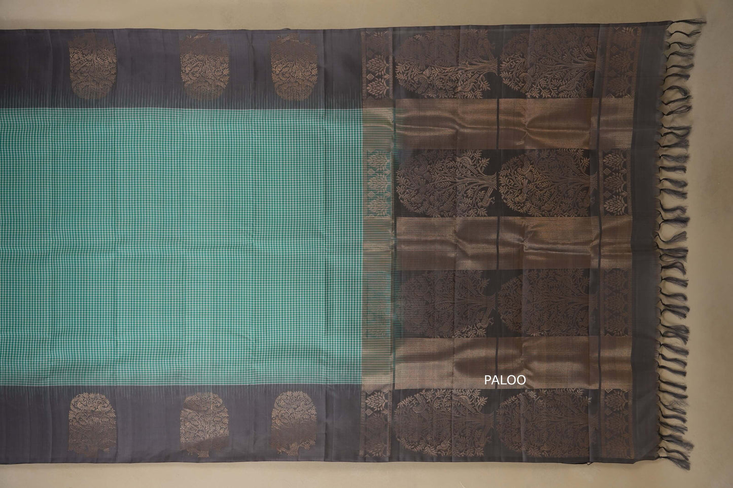 Multi color checks Light weight Kanjivaram Silk Saree by Shreenivas Silks PSSR017778