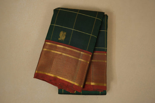Green Vintage Kanjivaram Silk Saree