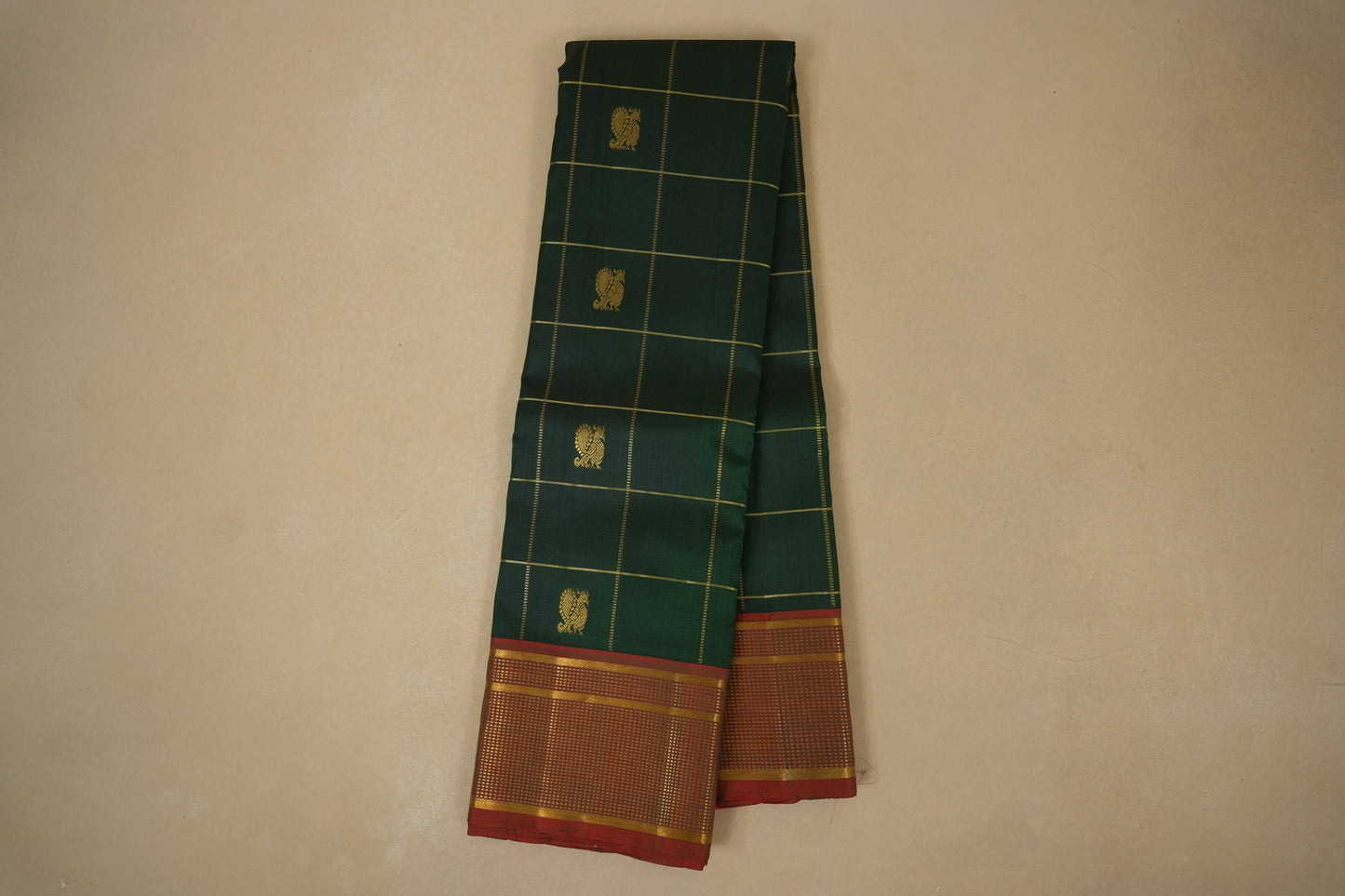 Green Vintage Kanchipuram Silk Saree