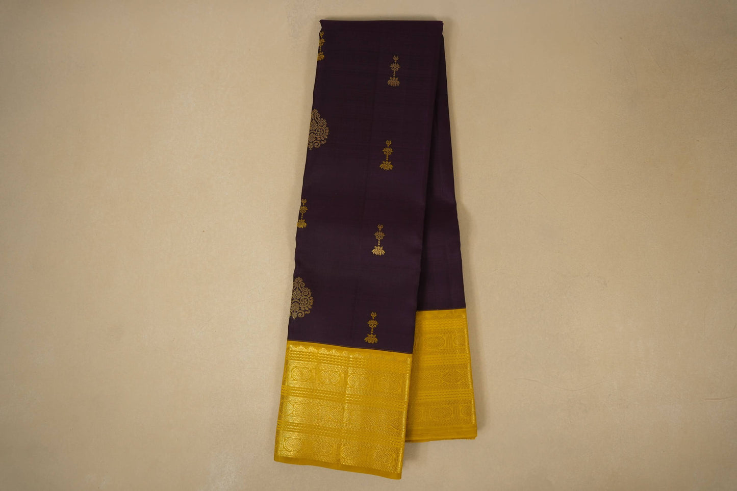 Purple Kanchipuram Silk Saree 