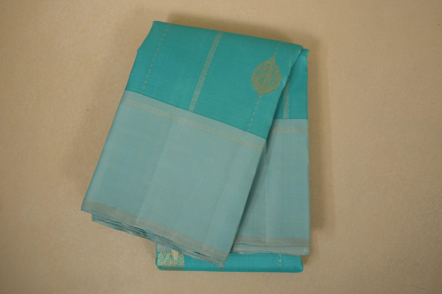 Sky Blue Kanjivaram Silk Saree