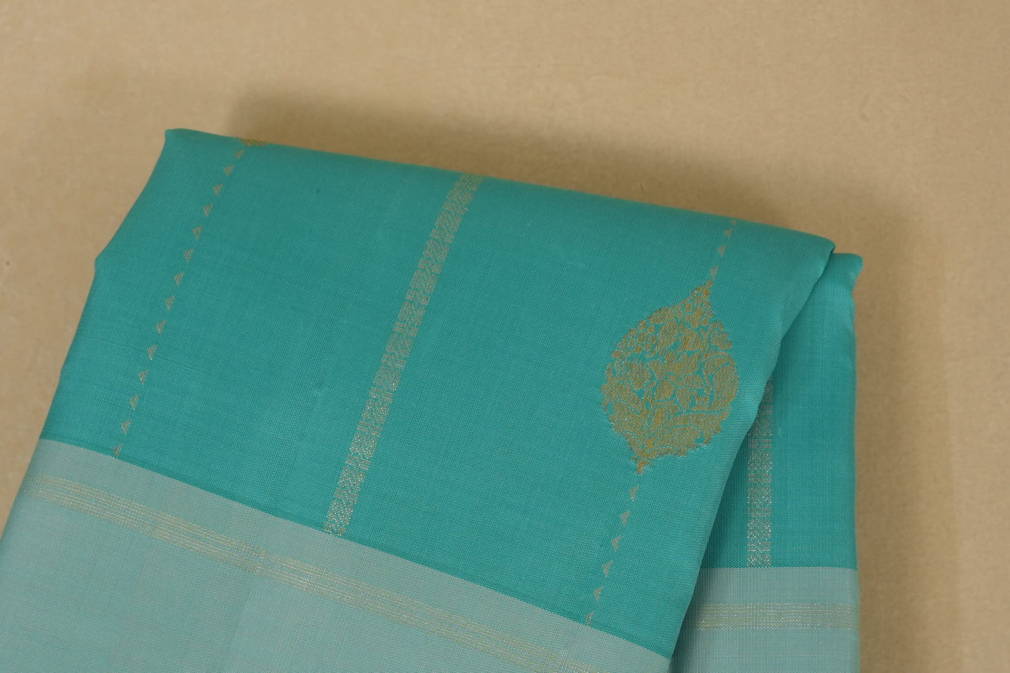 Sky Blue Kanjivaram Silk Saree body