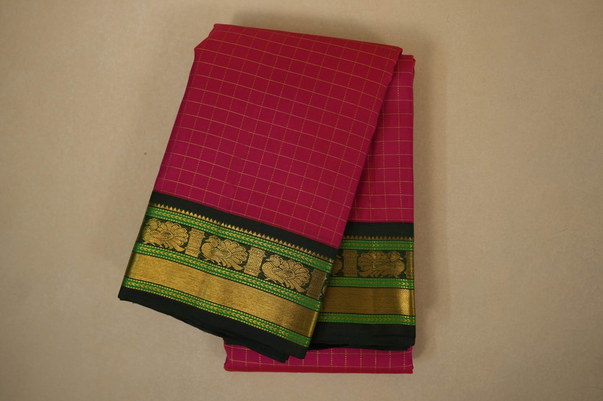 Pink Kanjivaram Silk Saree