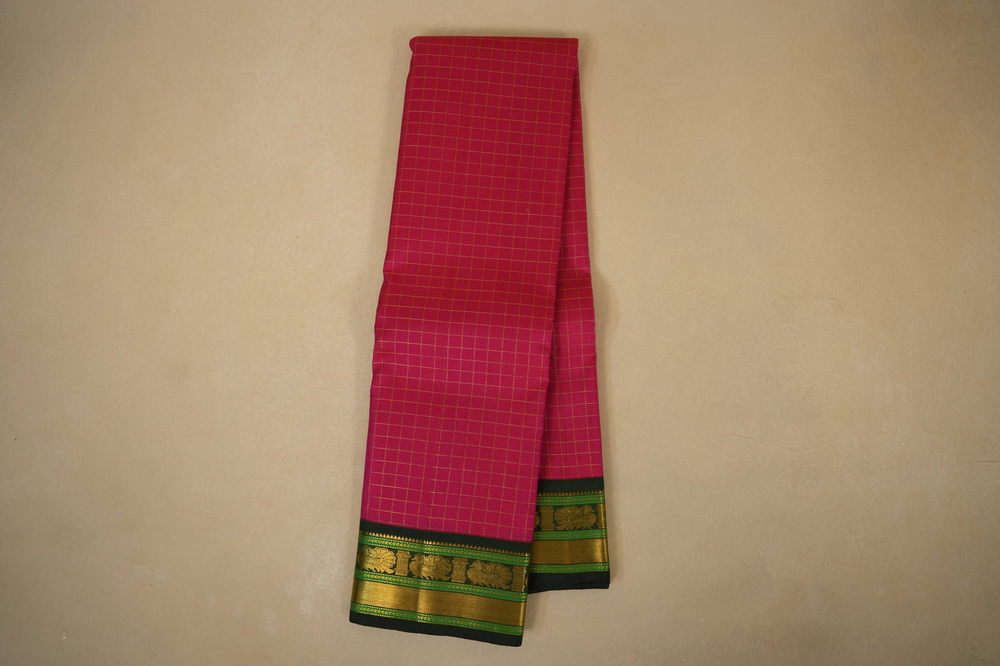 Pink Kanchipuram Silk Saree