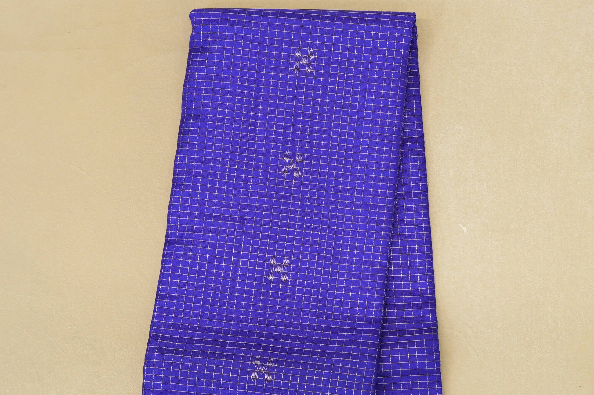 Royal Blue Light Weight Kanjivaram Silk Saree body zoom