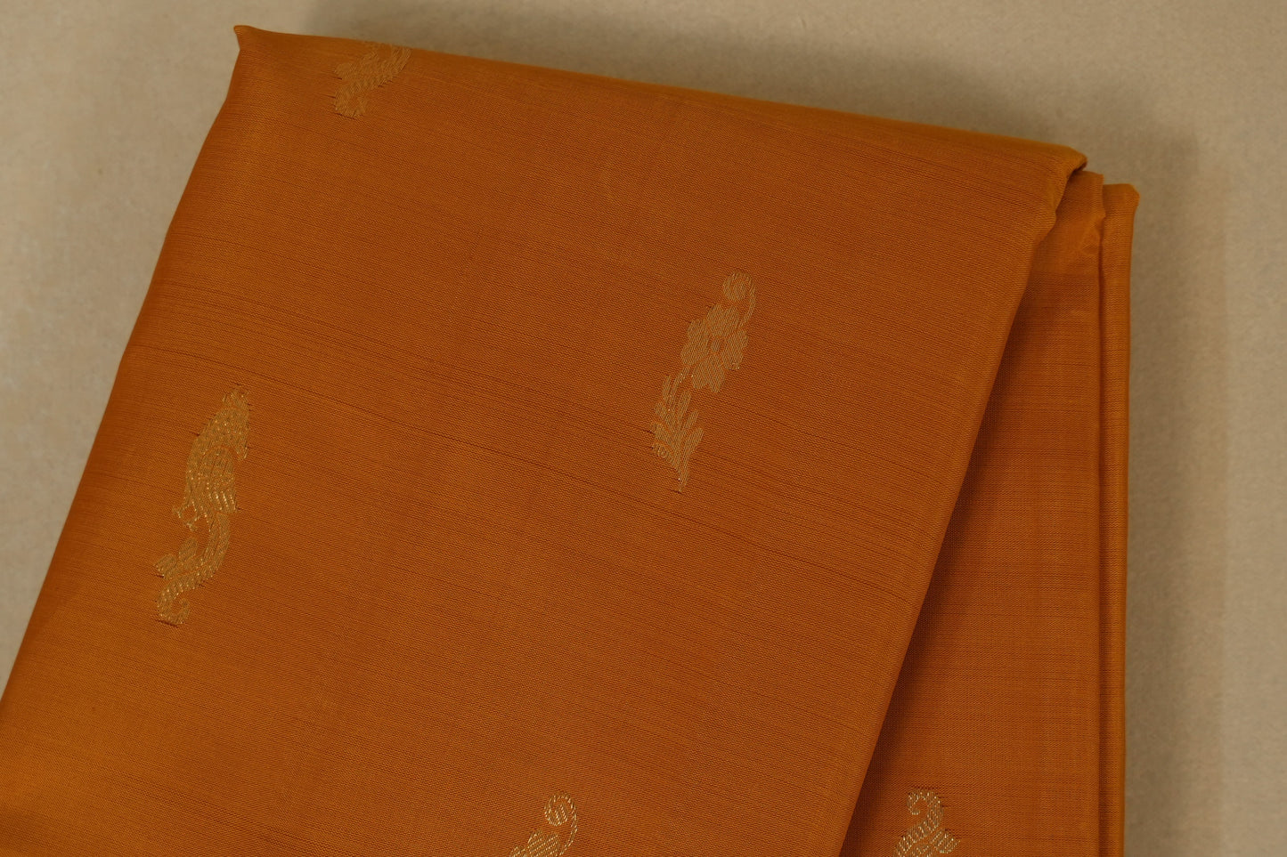 mustard kanjivaram silk saree border