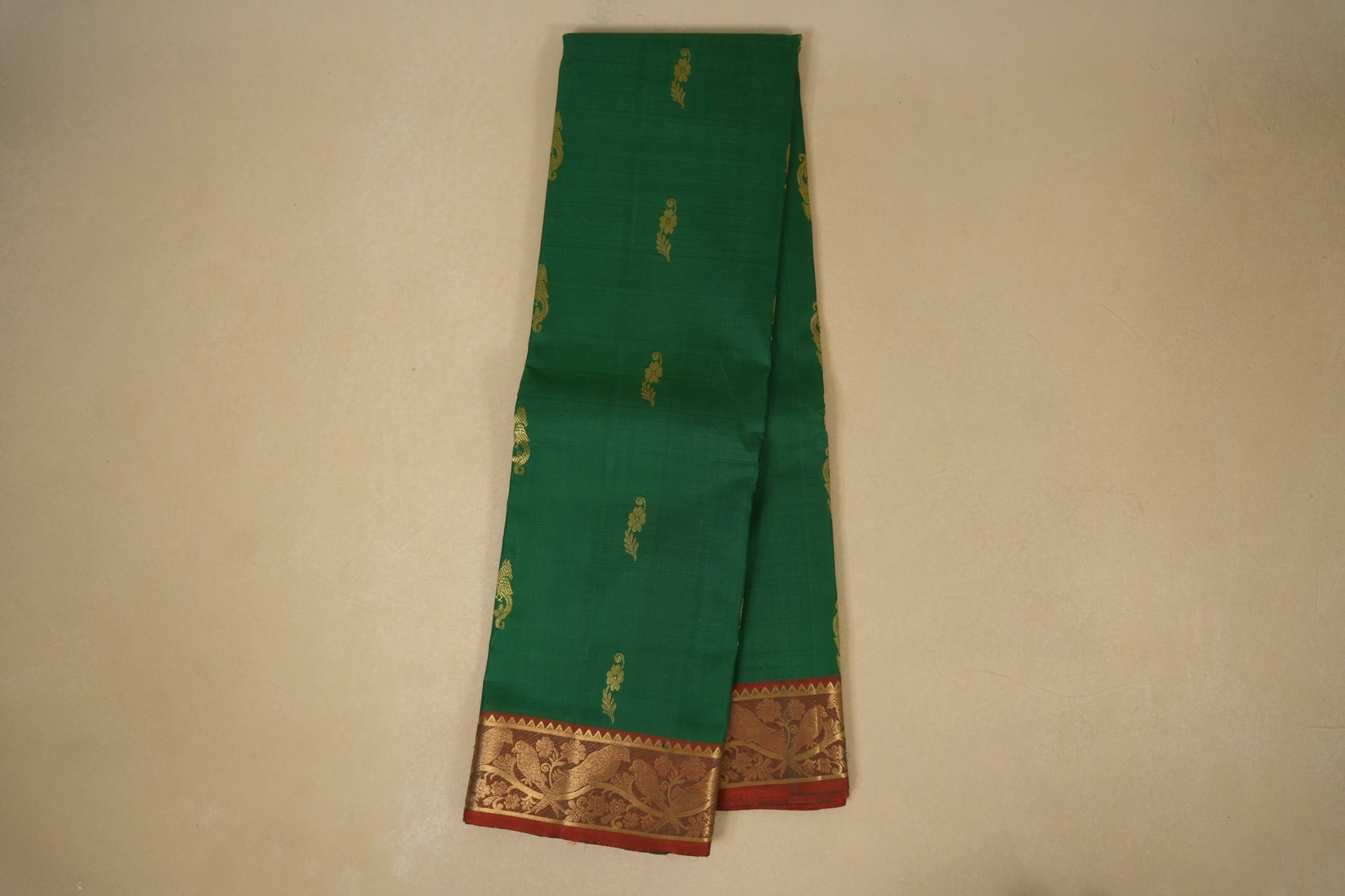 Green Kanchipuram Silk Saree