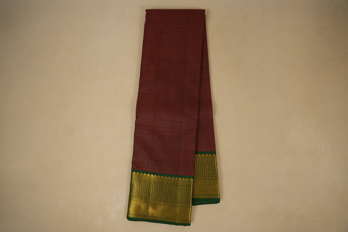 Coffee Brown Kanchipuram Silk Saree