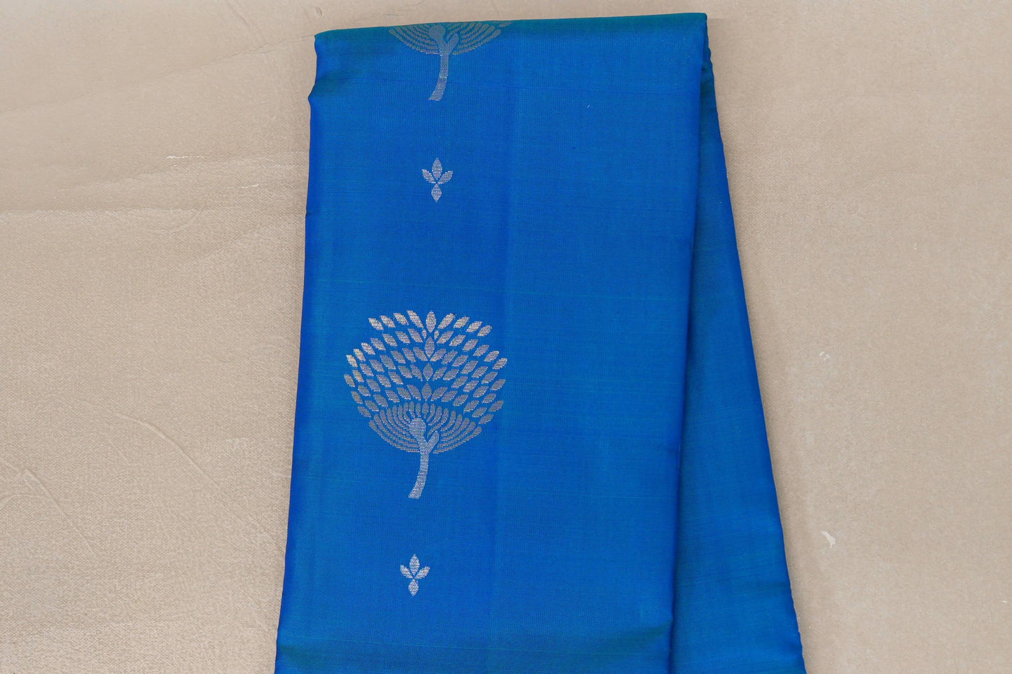 Peacock Blue Light Weight Kanchipuram Silk Saree by Shreenivas Silks PSSR0110022