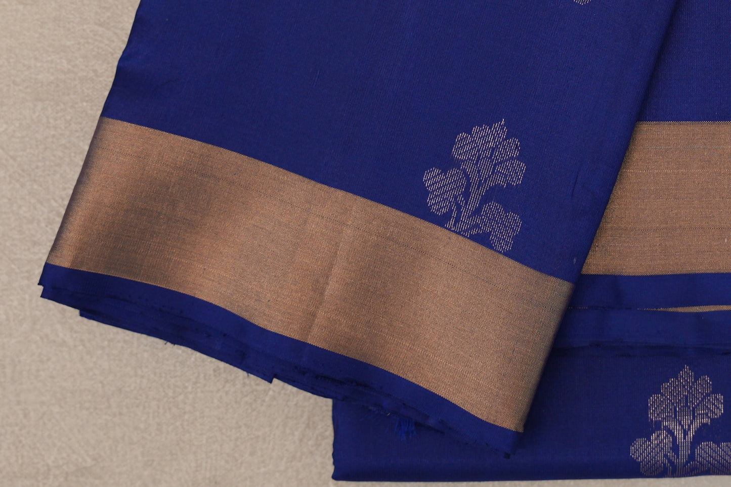 Deep Blue Light Weight Kanchipuram Silk Saree by Shreenivas Silks PSSR0110024