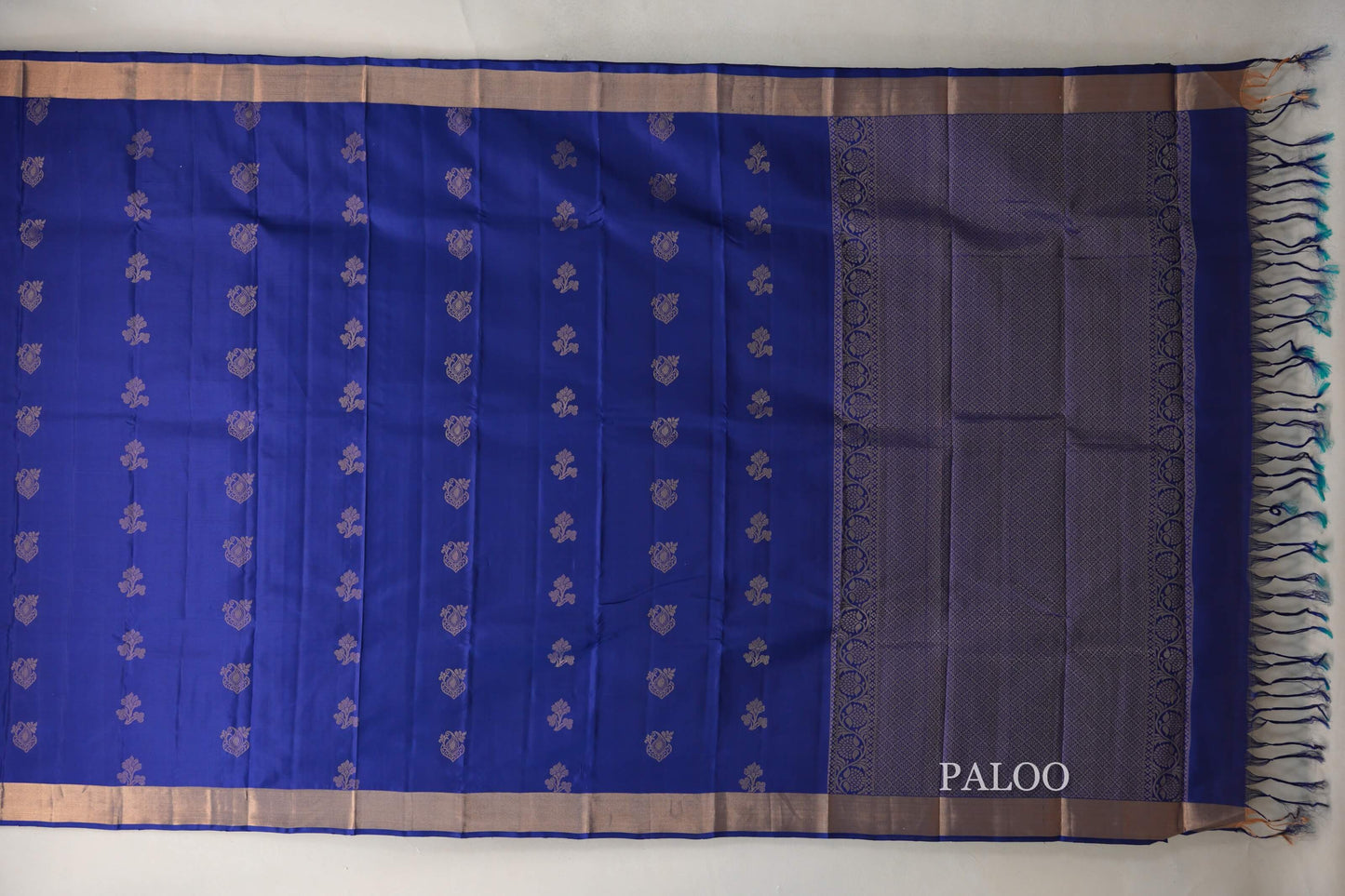 Deep Blue Light Weight Kanchipuram Silk Saree by Shreenivas Silks PSSR0110024