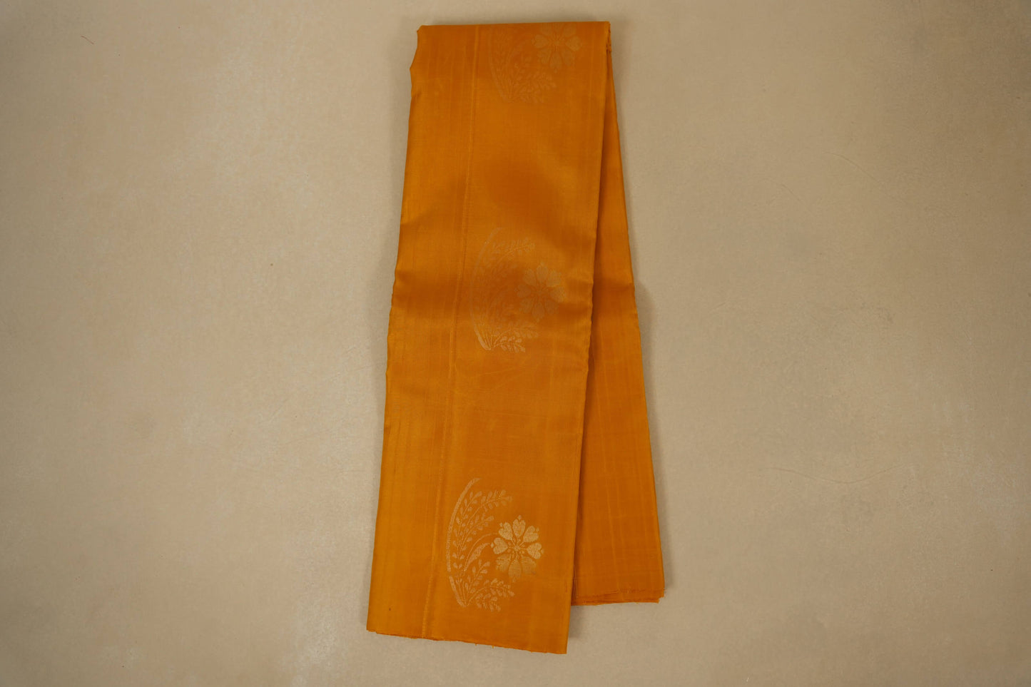 Mustard Light Weight Kanchipuram Silk Saree