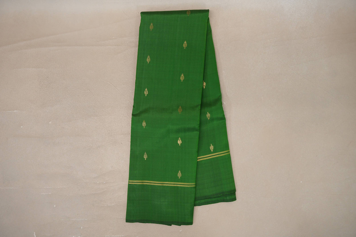Leaf Green Light Weight Kanchipuram Silk Saree by Shreenivas Silks PSSR0110027