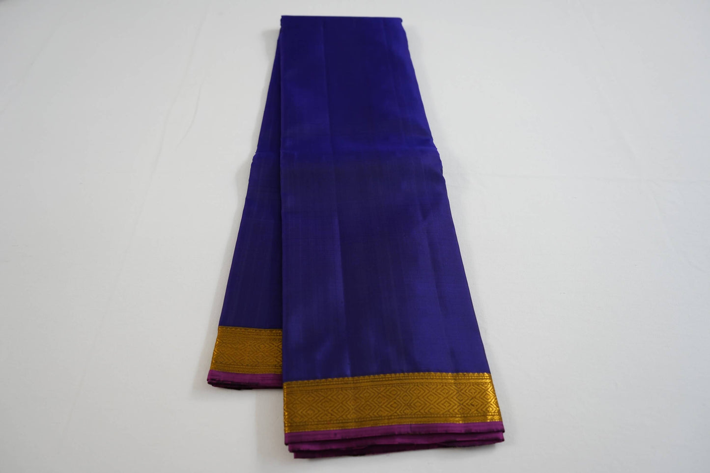 Plain kanchipuram silk saree